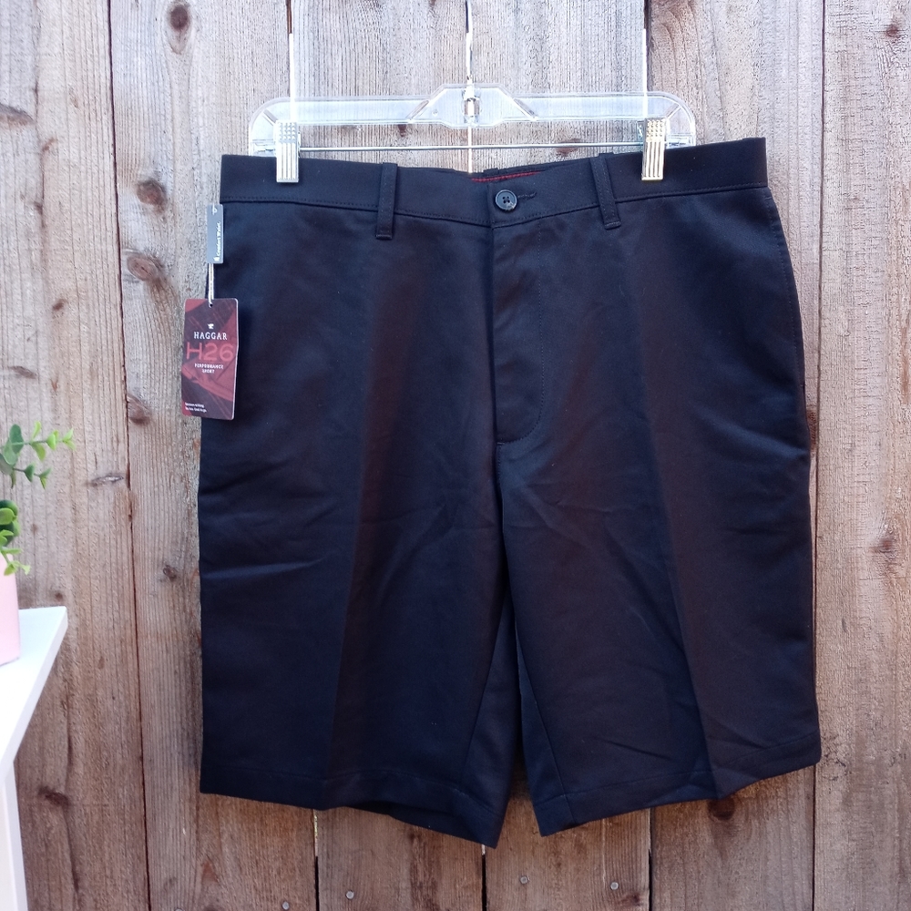 NWT Men's Haggar H26 Performance Shorts Size 34 - Picture 2 of 7